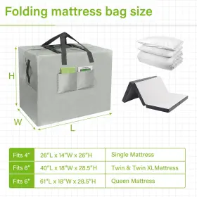 784633220836 SHOUKEN Folding Mattress Storage Bagcarry Fold #2
