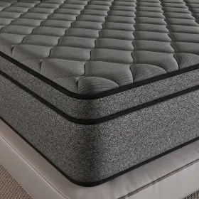 445047251207 SILENCE MANGO King Euro Top Mattress Hybrid Firm