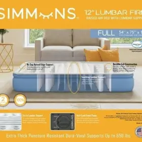 612650144395 SIMMONS Lumbar Firm Air Pump Mattress #3