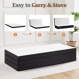 198401045130 SIMPLE DELUXE Folding Mattress Twin Fold Memory