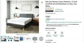 410263-1130 SINOMAX Vibe Gel Memory Foam Mattress #2