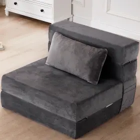 FM6-6IN-C-FBA SINWEEK Folding Sofa Bed Memory Foam Mattress