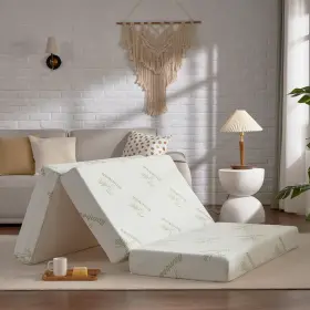 FM2-Q SINWEEK Memory Foam Folding Mattress Topper Cot