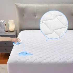 840199212200 SLEEP ZONE Waterproof Mattress Protector Pad