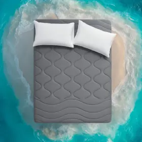840199213221 SLEEP ZONE Cooling Mattress Pad Queen Topper