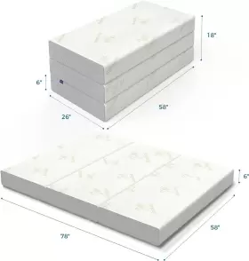 445034241211 SLEEPING Folding Mattress Memory Foam Fold Ultra #3