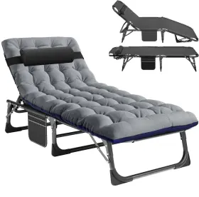 717019278022 SLSY Folding Bed Mattress Cot Guest Hideaway Adu