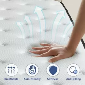 SASHA-10Q SOFREE BEDDING Memory Foam Hybrid Mattress Queen #2