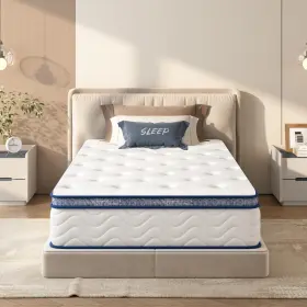 20HZKZ-H8A10T SOGESSLEEP Twin Mattress Hybrid Box Gel Memory