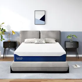 850044147090 SOGESSLEEP Twin Mattress Tea Gel Memory Foam #2