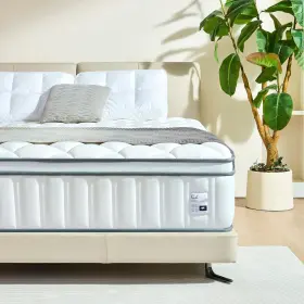 445034043068 SOZLO Queen Mattress Box Hybrid Mattresses