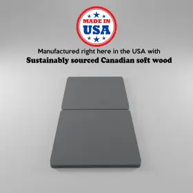 608065640393 SPINAL SOLUTION Split Bunkie Board Mattress Bed #3