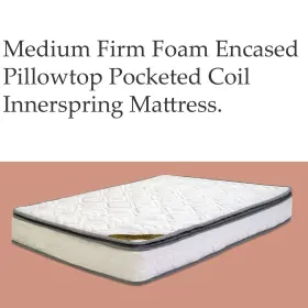 702865179081 SPRING COIL Firm Foam Encased Pillowtop Pocketed #3