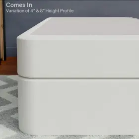 712190965020 SPRING SLEEP Wood Box Foundation Mattress Twin #3