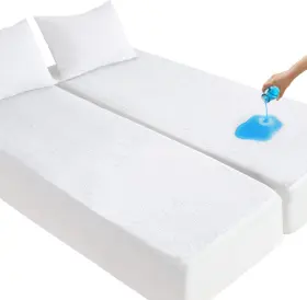 USBC10626 SPRINGSPIRIT Split King Mattress Protector Bed