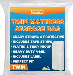 TWSB954215 STORAGE STANDARD Twin Mattress Bag Waterproof