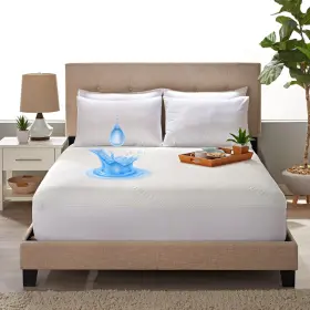 Tncl-mp-king STYLINEN Tencel Eucalyptus Mattress Protector