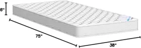 800689605745 SUPERIOR IMPORTERS COMPANY Twin Bed Mattress Top #2
