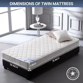 800689605745 SUPERIOR IMPORTERS COMPANY Twin Bed Mattress Top #3