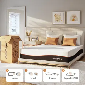 645716877609 SWEETNIGHT Gel Memory Foam Mattress