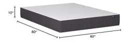 657419393843 SWEETNIGHT King Mattress Box Pillow Top Gel Memo #2