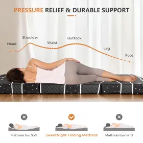 840282748463 SWEETNIGHT Folding Mattress Remova #3