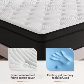 HD-12-K-S008 SWEETNIGHT Pillow Top Mattress King Memory Foam #3
