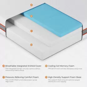 HD-12-Q-S01501 SWEETNIGHT Mattresses Queen Firm Memory Foam #3