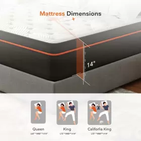 HD-14-Q-S008 SWEETNIGHT Mattress Queen Top Hybrid Wrapped #2
