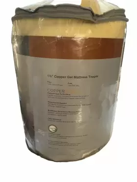 819684503918 TARGET Twin Design Copper Gel Memory Foam Topper #2