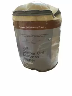 819684503918 TARGET Twin Design Copper Gel Memory Foam Topper