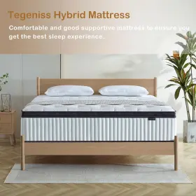 711181735635 TEGENISS King Mattress Innerspring Hybrid Box #3