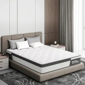 791126313982 TEOANNS Memory Foam Innerspring Hybrid Mattress #2