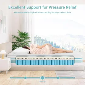 TEQ12 TEQSLI Queen Mattress Hybrid Gel Memory Foam #3