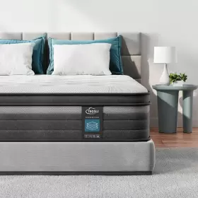 769083815931 TEQSLI Mattress Gel Memory Foam Hybrid Box