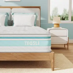 975639381452 TEQSLI Queen Mattress Hybrid Gel Memory Foam