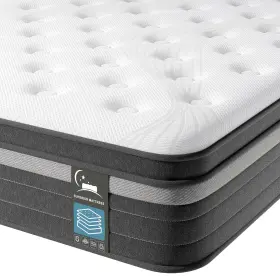BK-TSA10Q TEQSLI Queen Gel Memory Foam Pocket Spring Hybrid