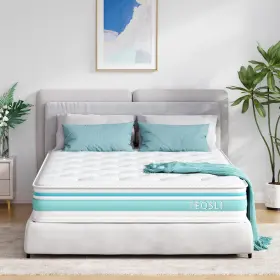 XDTSE10T TEQSLI Twin Mattress Hybrid Box Individual Pocket