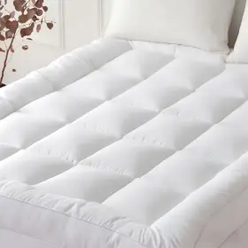 772060366708 TERRASERA Mattress Topper Bed Pillow Top Pad
