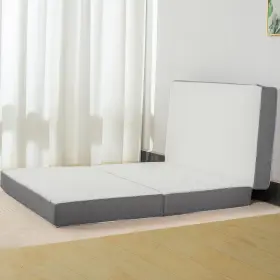 023688015654 TREATON Folding Gel Memory Foam Floor Mattress #2