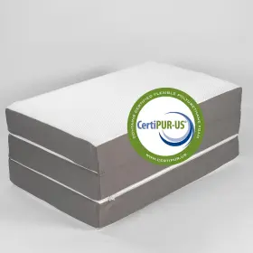 414129850543 TREATON Folding Gel Memory Foam Floor Mattress #3