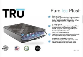 SKU-425 TRU Pure Queen Hybrid Mattress Cooling Edge