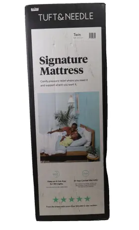 MAT-SGN-01-T TUFT NEEDLE Twin Mattress Box Inside