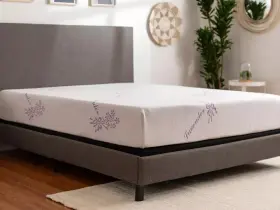 V000257083 TULO Memory Foam Lavender Breathable Mattress Box #2