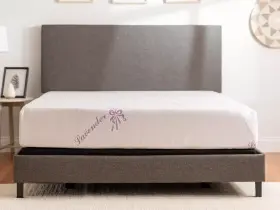V000257083 TULO Memory Foam Lavender Breathable Mattress Box