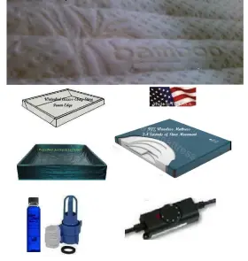 EKBAMSMOOTH-95 U.S. WATER MATTRESS Mat Queen Softsided Cover
