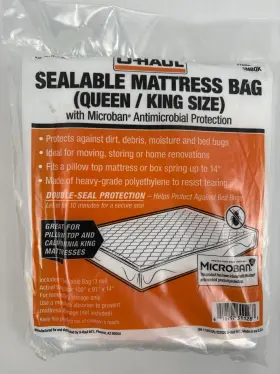 616797311283 UHAUL Sealable Mattress Bag Queen King