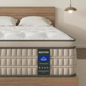 445016169137 QUEEN Mattress Ergonomic Hybrid Pain Relief