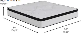 711181892406 USA-VIRALFINDS Lofton Firm Hybrid Mattress Foam #2