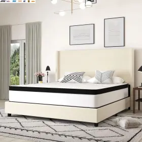 711181892406 USA-VIRALFINDS Lofton Firm Hybrid Mattress Foam